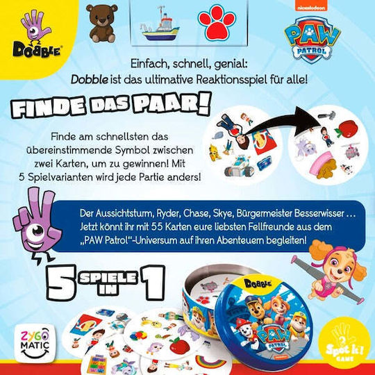 Επιτραπέζιο Παιχνίδι Dobble Paw Patrol για 2-8 Παίκτες 4+ Ετών (EN) Asmodee - Image 5