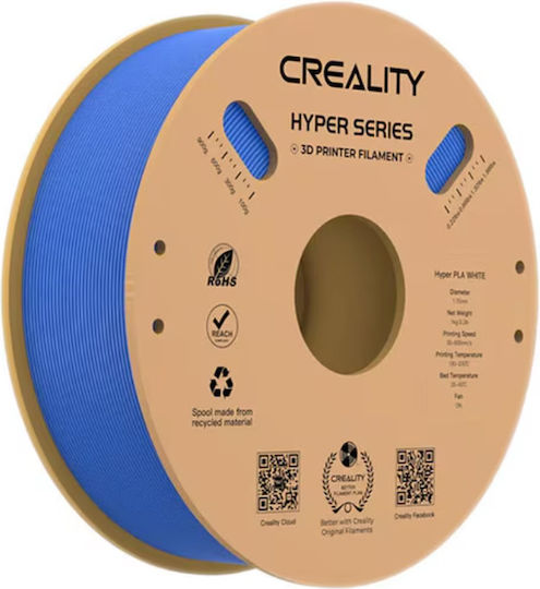 Creality3D Hyper HS-PLA 3D Printer Filament 1.75mm Μπλε 1kg 3301010341 (Spool) - Image 7