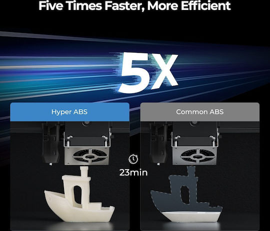 Creality3D Hyper ABS 3D Printer Filament 1.75mm Μαύρο 1kg 3301020042 (Spool) - Image 6