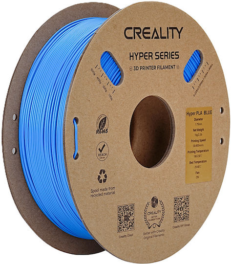 Creality3D Hyper HS-PLA 3D Printer Filament 1.75mm Μπλε 1kg 3301010341 (Spool) - Image 4