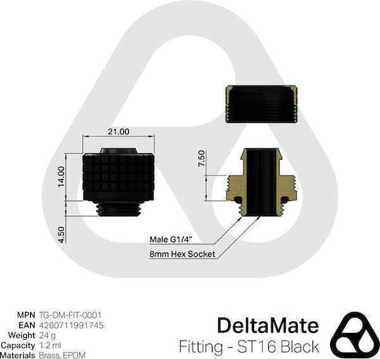Thermal Grizzly Μαύρο TG-DM-FIT-0001 - Image 4