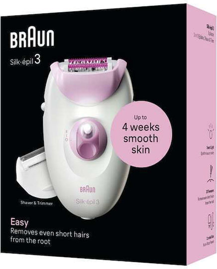 Braun Silk Epil 3 Αποτριχωτική Μηχανή Epilator για Σώμα & Μπικίνι SE3031 - Image 6