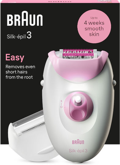 Braun Silk Epil 3 Αποτριχωτική Μηχανή Epilator για Σώμα & Μπικίνι SE3031 - Image 5