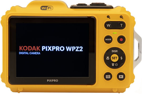 Kodak WPZ2 Compact Φωτογραφική Μηχανή 16MP Full HD (1080p) Οπτικού Ζουμ 4x Κίτρινη - Image 5