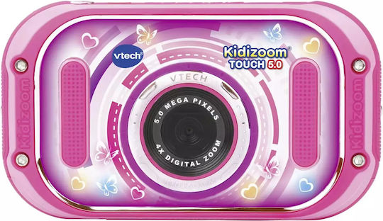 Vtech Kidizoom Touch 5.0 Compact Φωτογραφική Μηχανή 5MP με Οθόνη 3.5" Pink Ροζ