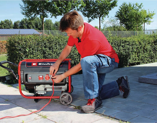 Einhell Γεννήτρια Βενζίνης Τετράχρονη με Χειροκίνητη Μίζα, Ρόδες και Μέγιστη Ισχύ 3.1kVA 4152551 - Image 3