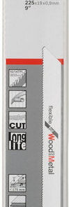 Saw Blade Wood Metal 225 Mm 25 Pcs
