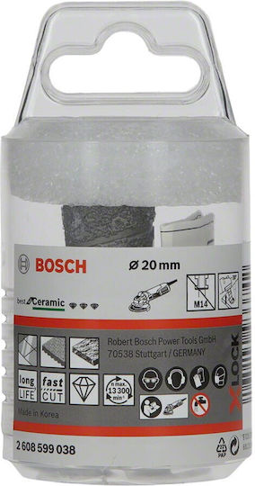 Bosch Σετ Ποτηροτρύπανα Καροτιέρας Ξηρής Κοπής με Διάμετρο από 5mm έως 68mm 2608599037