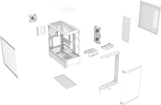 Thermaltake CA-11G-00M6WN-00 Midi Tower Κουτί Υπολογιστή Λευκό - Image 11