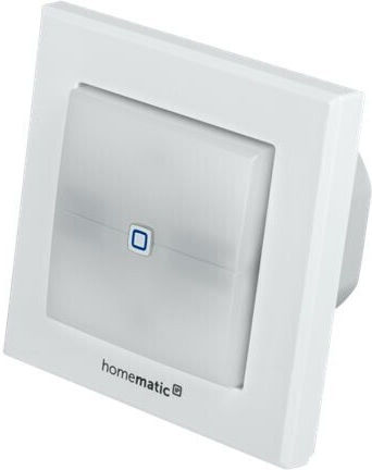 HomeMatic IP Switch brand switch Χωνευτός Διακόπτης Τοίχου Διπλός με Πλαίσιο Λευκός 152020A0 - Image 3