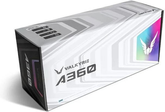 Valkyrie A360 Υδρόψυξη Επεξεργαστή Τριπλού Ανεμιστήρα 120mm για Socket AM4/AM5/1700/115x με RGB Φωτισμό Λευκή - Image 9
