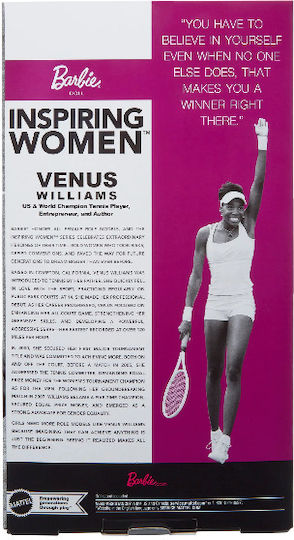 Barbie Inspiring Women Venus Williams Συλλεκτική Κούκλα HRM49 - Image 2