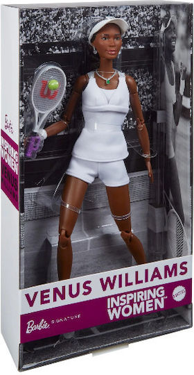 Barbie Inspiring Women Venus Williams Συλλεκτική Κούκλα HRM49 - Image 7