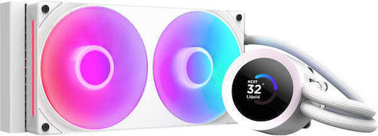 NZXT Kraken Plus RGB (v2) Υδρόψυξη Επεξεργαστή Διπλού Ανεμιστήρα 120mm για Socket AM4/AM5/1700/1200/115x Λευκή - Image 2