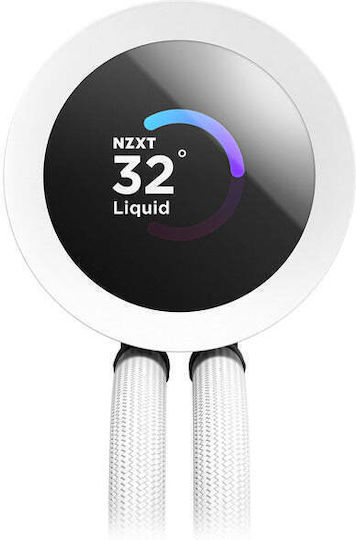 NZXT Kraken Plus RGB (v2) Υδρόψυξη Επεξεργαστή Διπλού Ανεμιστήρα 120mm για Socket AM4/AM5/1700/1200/115x Λευκή - Image 4