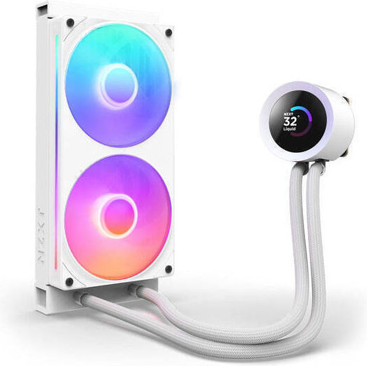NZXT Kraken Plus RGB (v2) Υδρόψυξη Επεξεργαστή Διπλού Ανεμιστήρα 120mm για Socket AM4/AM5/1700/1200/115x Λευκή - Image 3