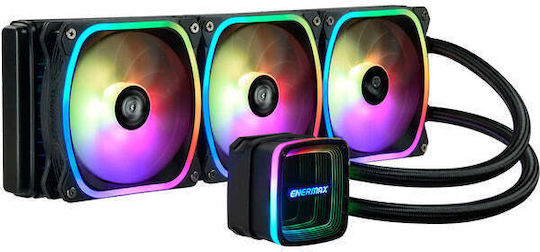 Enermax Aquafusion II 360 ARGB Υδρόψυξη Επεξεργαστή Τριπλού Ανεμιστήρα 120mm για Socket AM4/AM5/1700 - Image 4