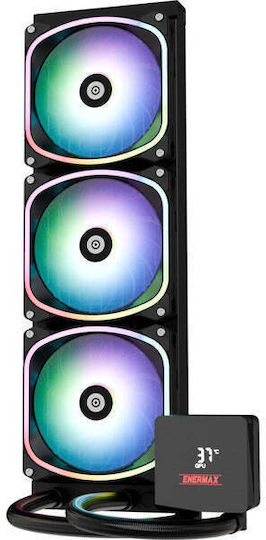 Enermax Aquafusion II 360 ARGB Υδρόψυξη Επεξεργαστή Τριπλού Ανεμιστήρα 120mm για Socket AM4/AM5/1700 - Image 3