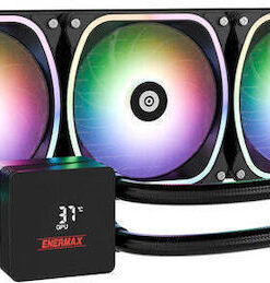 Enermax Aquafusion II 360 ARGB Υδρόψυξη Επεξεργαστή Τριπλού Ανεμιστήρα 120mm για Socket AM4/AM5/1700