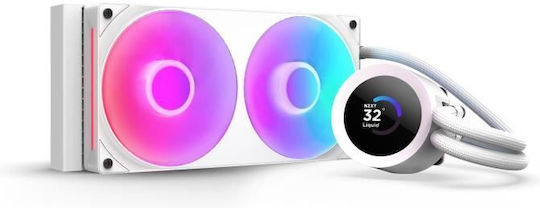 NZXT Kraken Plus RGB (v2) Υδρόψυξη Επεξεργαστή Διπλού Ανεμιστήρα 120mm για Socket AM4/AM5/1700/1200/115x Λευκή - Image 5