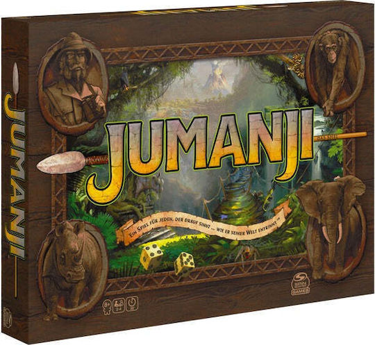 Επιτραπέζιο Παιχνίδι Jumanji για 2-4 Παίκτες 8+ Ετών 6062309 (GER) Spin Master
