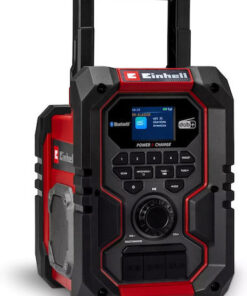 Einhell TE-CR 18 Li DAB+/FM/BT - Solo Επιτραπέζιο Ραδιόφωνο Μπαταρίας DAB+ με Bluetooth και USB Γκρι