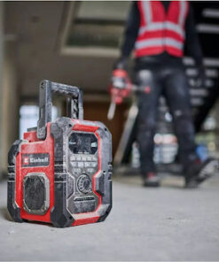 Alternative view of Einhell TE-CR 18 Li DAB+/FM/BT - Solo Επιτραπέζιο Ραδιόφωνο Μπαταρίας DAB+ με Bluetooth και USB Γκρι