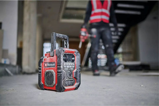 Einhell TE-CR 18 Li DAB+/FM/BT - Solo Επιτραπέζιο Ραδιόφωνο Μπαταρίας DAB+ με Bluetooth και USB Γκρι - Image 2