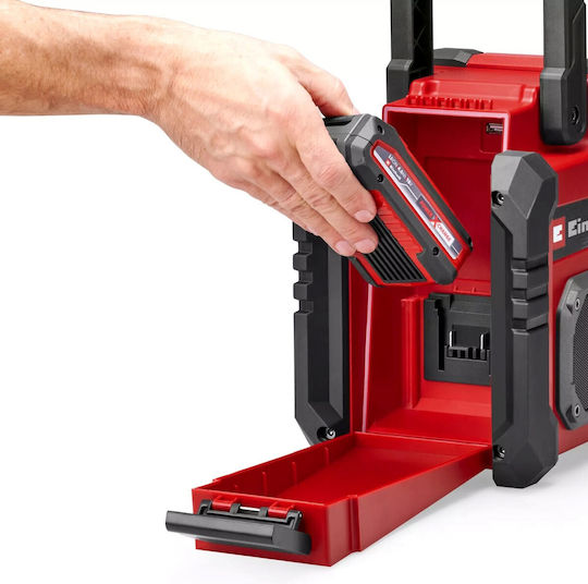 Einhell TE-CR 18 Li DAB+/FM/BT - Solo Επιτραπέζιο Ραδιόφωνο Μπαταρίας DAB+ με Bluetooth και USB Γκρι - Image 5