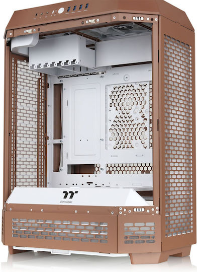 Thermaltake The Tower 600 Midi Tower Κουτί Υπολογιστή με Πλαϊνό Παράθυρο Mocha Mousse - Image 7