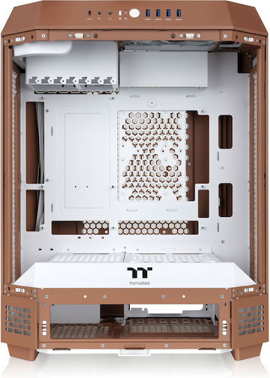Thermaltake The Tower 600 Midi Tower Κουτί Υπολογιστή με Πλαϊνό Παράθυρο Mocha Mousse - Image 8