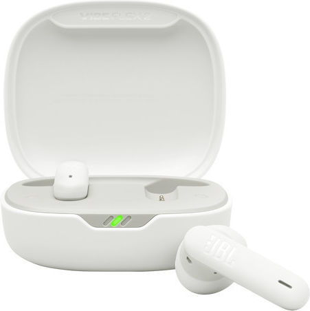 JBL Vibe Flex 2 Earbud Bluetooth Handsfree Ακουστικά με Θήκη Φόρτισης Λευκά