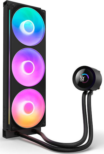 NZXT KRAKEN PLUS 360 NZXT (v2) Υδρόψυξη Επεξεργαστή Τριπλού Ανεμιστήρα 120mm με RGB Φωτισμό - Image 3