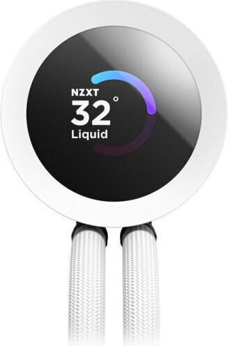 NZXT Kraken Plus (v2) Υδρόψυξη Επεξεργαστή Τριπλού Ανεμιστήρα 120mm για Socket AM4/AM5/1700/1200/115x με RGB Φωτισμό Λευκή - Image 3