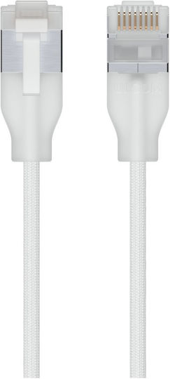 Ubiquiti U/UTP Cat.6a Καλώδιο Δικτύου Ethernet 8m Λευκό 1τμχ UACC-Cable-Patch-EL-C6A-8M-W - Image 2