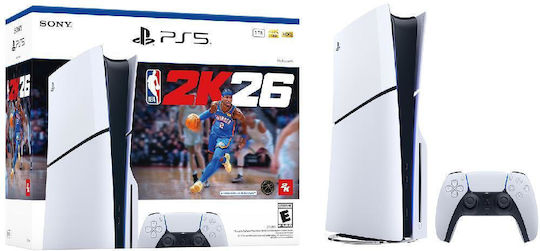 Sony PlayStation 5 Slim 1TB & NBA 2K26 - Image 2