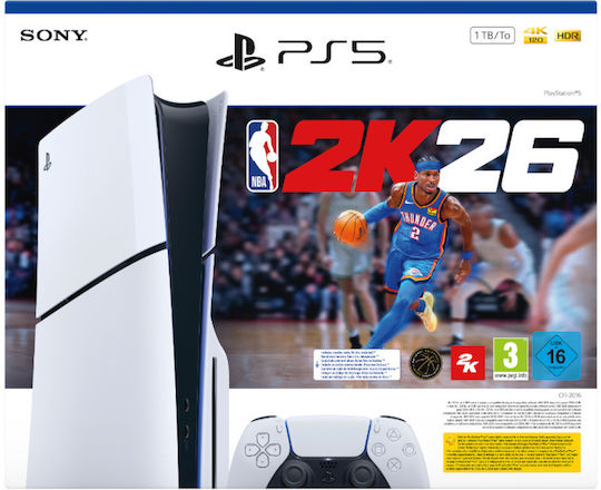 Sony PlayStation 5 Slim 1TB & NBA 2K26 - Image 4