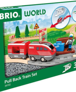 Alternative view of Brio Toys Σετ με Τρενάκι για 3+ Ετών Pull Back 36102