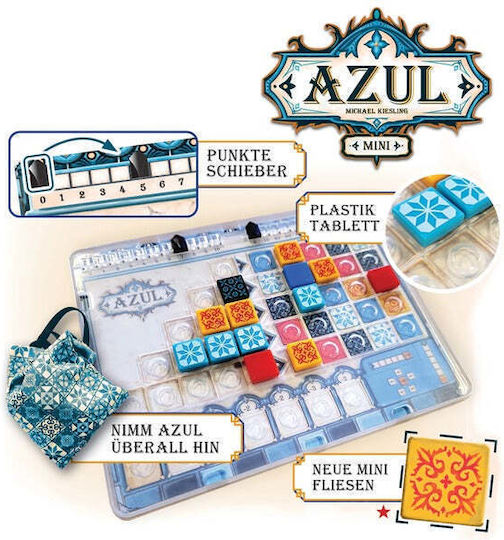 Επιτραπέζιο Παιχνίδι Azul Mini για 2-4 Παίκτες 8+ Ετών Asmodee - Image 4