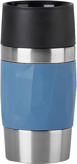 Emsa Travel Ποτήρι Θερμός Ανοξείδωτο 300ml Μπλε N2160200 - Image 3