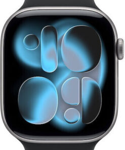 Alternative view of Apple Watch Series 11 Aluminium 42mm Αδιάβροχο με Παλμογράφο (Space Grey Aluminium Case with Black Sport Band - S/M)