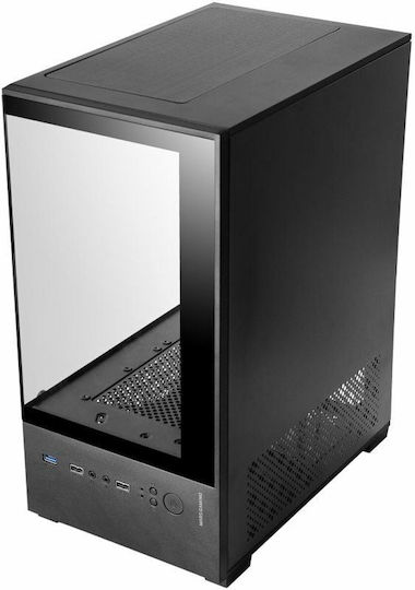 Mars Gaming MC-SE2 Gaming Midi Tower Κουτί Υπολογιστή με Πλαϊνό Παράθυρο Μαύρο - Image 5