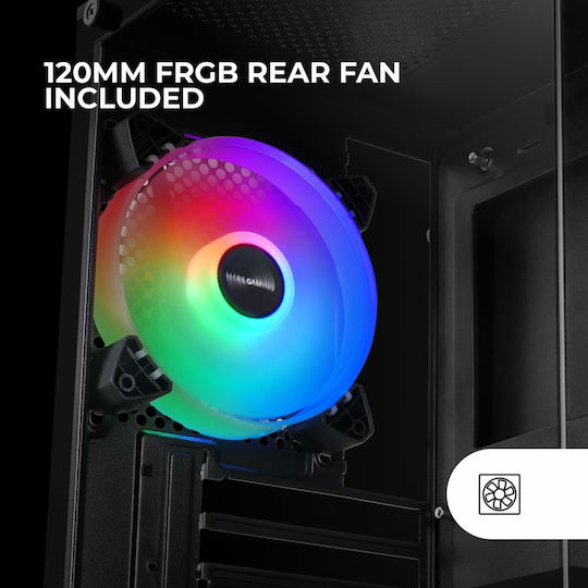 Mars Gaming MC-SE2 Gaming Midi Tower Κουτί Υπολογιστή με Πλαϊνό Παράθυρο Μαύρο - Image 8