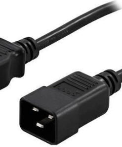 Alternative view of Powerwalker Bluewalker IEC C14 - Schuko Cable 0.2m Μαύρο 91015003