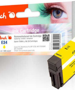 Peach Συμβατό Μελάνι Εκτυπωτή InkJet Epson C13T34644010 Κίτρινο 1τμχ PI200-550