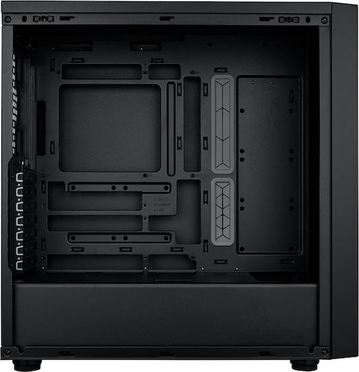 CoolerMaster MasterBox 600 Lite Midi Tower Κουτί Υπολογιστή με Πλαϊνό Παράθυρο Μαύρο - Image 5