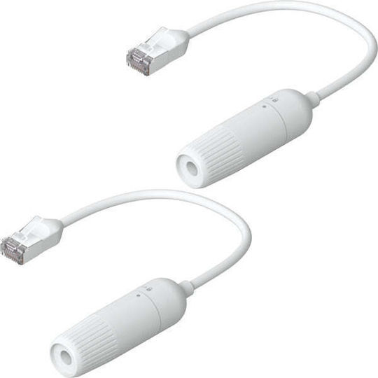 Ubiquiti F/UTP Cat.6a Καλώδιο Δικτύου Ethernet 0.15m Λευκό 2τμχ UACC-Cable-Extender-C6A - Image 2