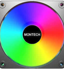 Alternative view of Montech GF120R V2 ARGB Reverse Case Fan με Σύνδεση 3-Pin / 4-Pin PWM 3τμχ