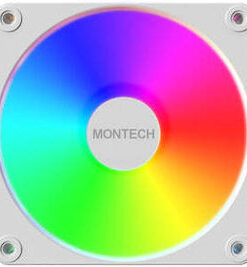 Alternative view of Montech GF120R V2 ARGB Reverse Case Fan με Σύνδεση 3-Pin / 4-Pin PWM 3τμχ Λευκό