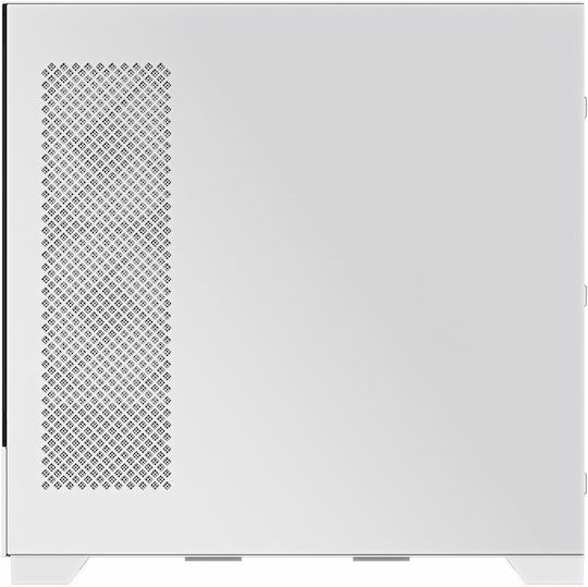 Gigabyte C201 Midi Tower Κουτί Υπολογιστή με Πλαϊνό Παράθυρο και RGB Φωτισμό Λευκό - Image 3